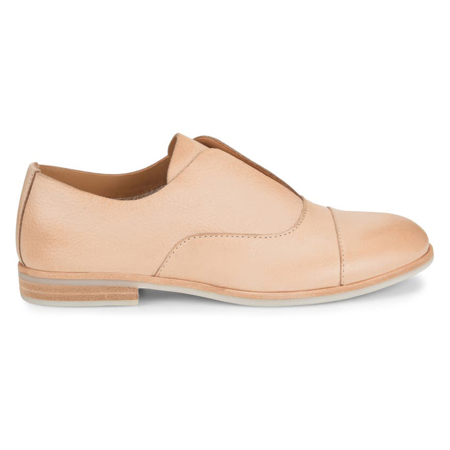 TAAFO Brown Low Square Heels Women's Flats Round Toe Loafers Ladies Office Concise Shoes