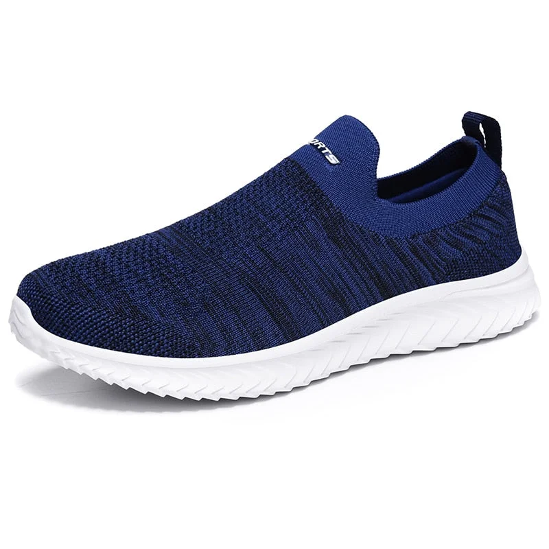 Men Casual Shoes Plus size 35-46 Male Sneakers Light Breathable Mesh Fashion lace-up Men Flat shoes Comfortable Walking Footwear