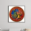 250th Anniversary of USA-Full Round Diamond Painting(40x40cm)