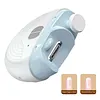 2 in 1 Electric Nail Clipper & Polisher Rechargeable Automatic Nail Trimmer with LED Light & Clip Storage Suitable for Adults and Elderly