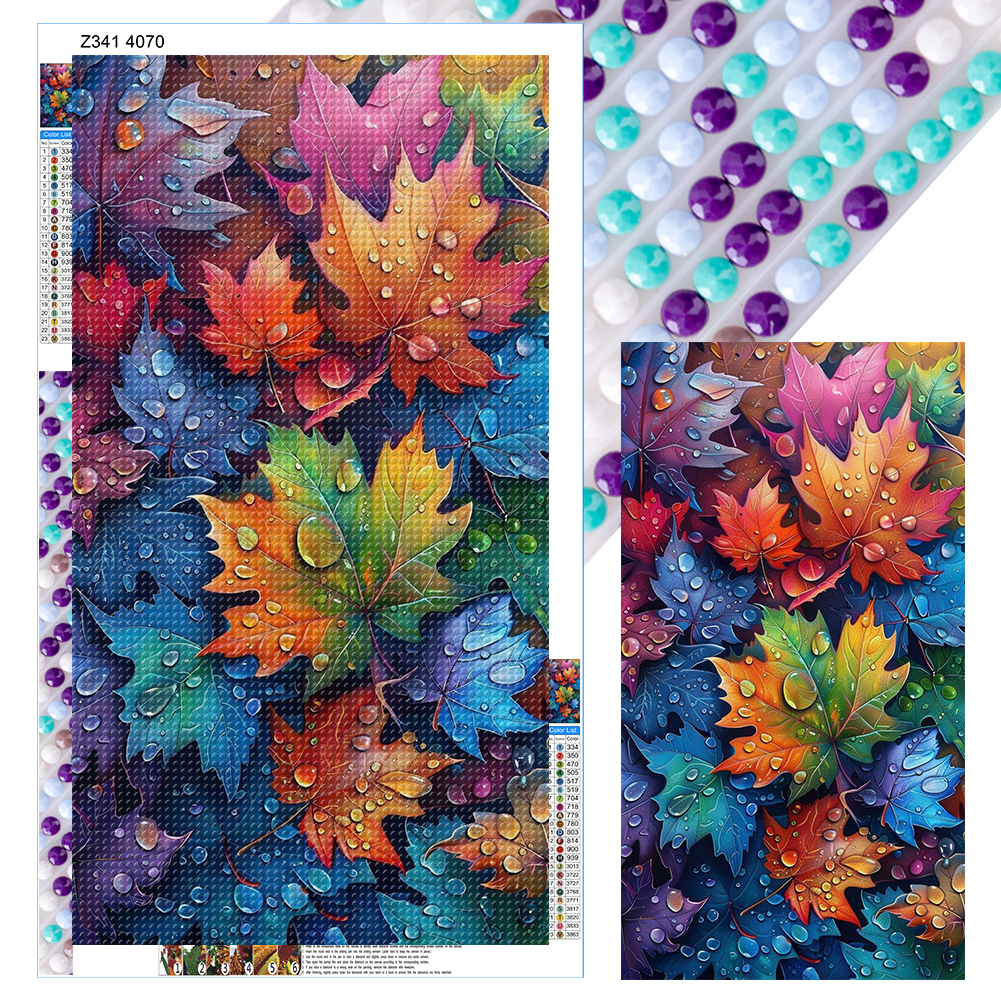 Flowers And Animals 40*70cm(canvas) full round drill diamond painting
