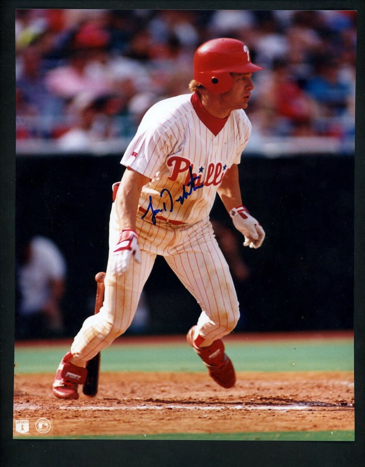 Lenny Dykstra Signed Autographed 8x10 Photo Poster painting Philadelphia Phillies  SHIPPING