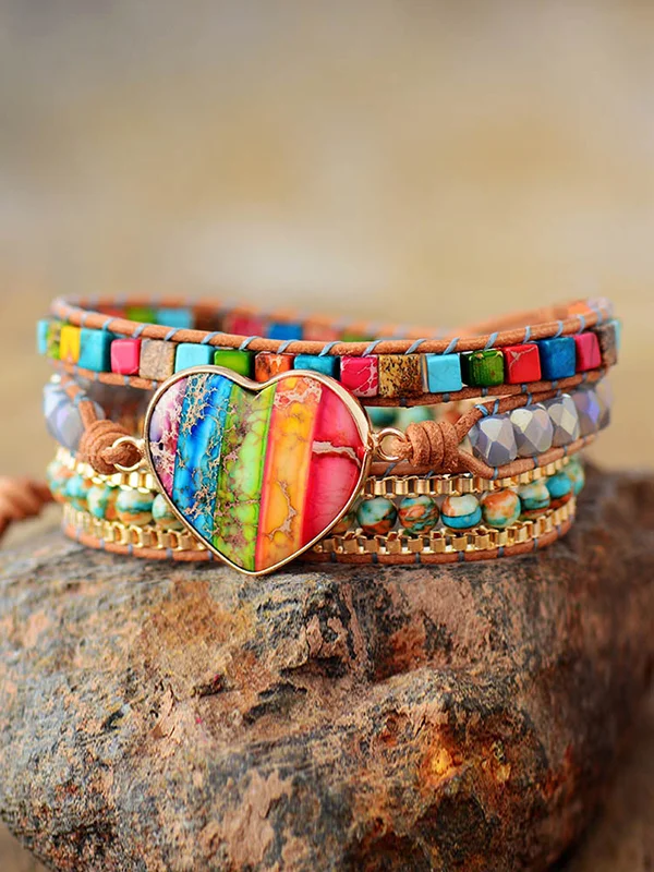 Bohemia Heart-Shaped Bracelet Accessories