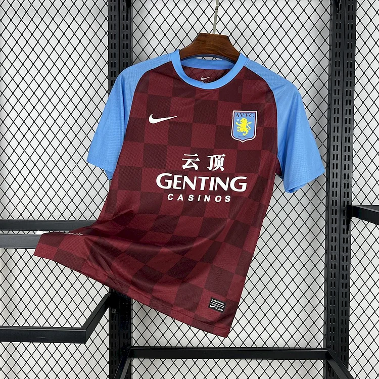 Aston Villa 2011/2012 Retro Home Football Shirt 