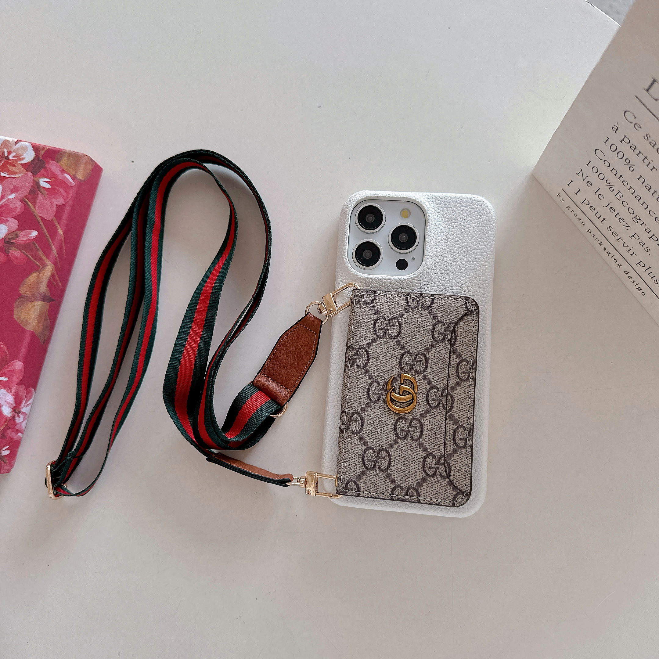 GUCCI Gucci Crossbody Wallet Ophidia GG Leather iPhone Case Samsung Cover ProCaseMall