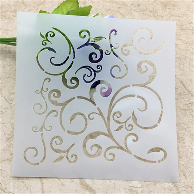1 Sheet Pattern Layering Stencils for DIY Scrapbooking/photo album Decorative Embossing DIY Paper Cards Crafts