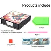 (US Local)PU Butterfly Flower Diamond Painting Notecard Box with 160 Sheets of Paper