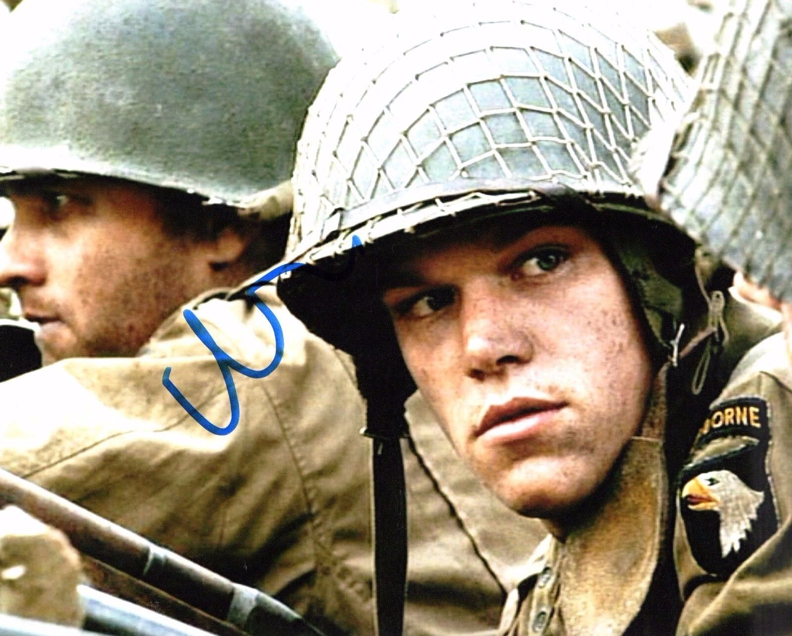 GFA Saving Private Ryan * MATT DAMON * Signed Autograph 8x10 Photo Poster painting PROOF M3 COA