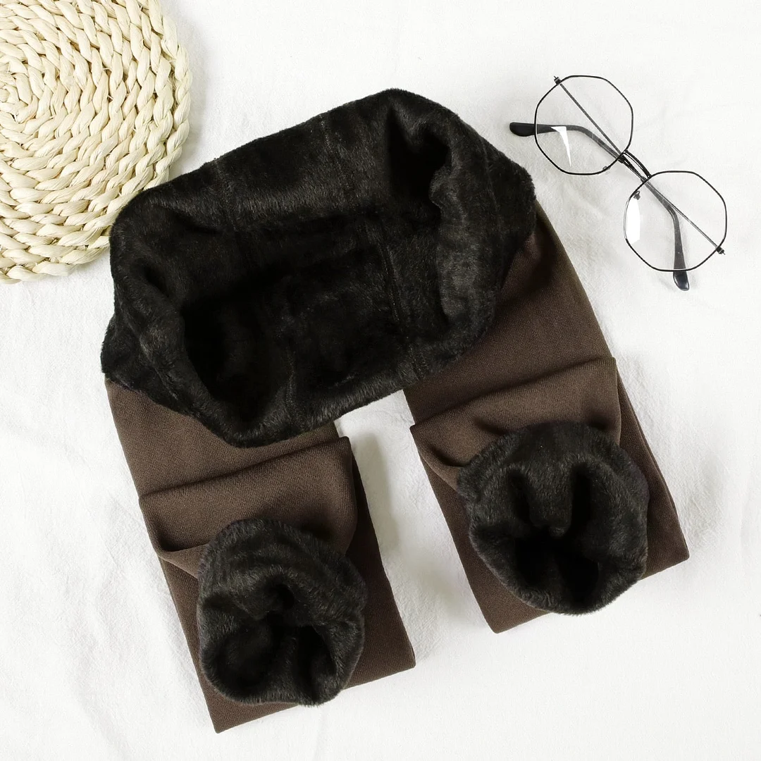 ATHVOTAR Winter Warm Leggings Women High Waist Thicken Thermal Leggins Velvet Elasticity Super Slim Legging Women