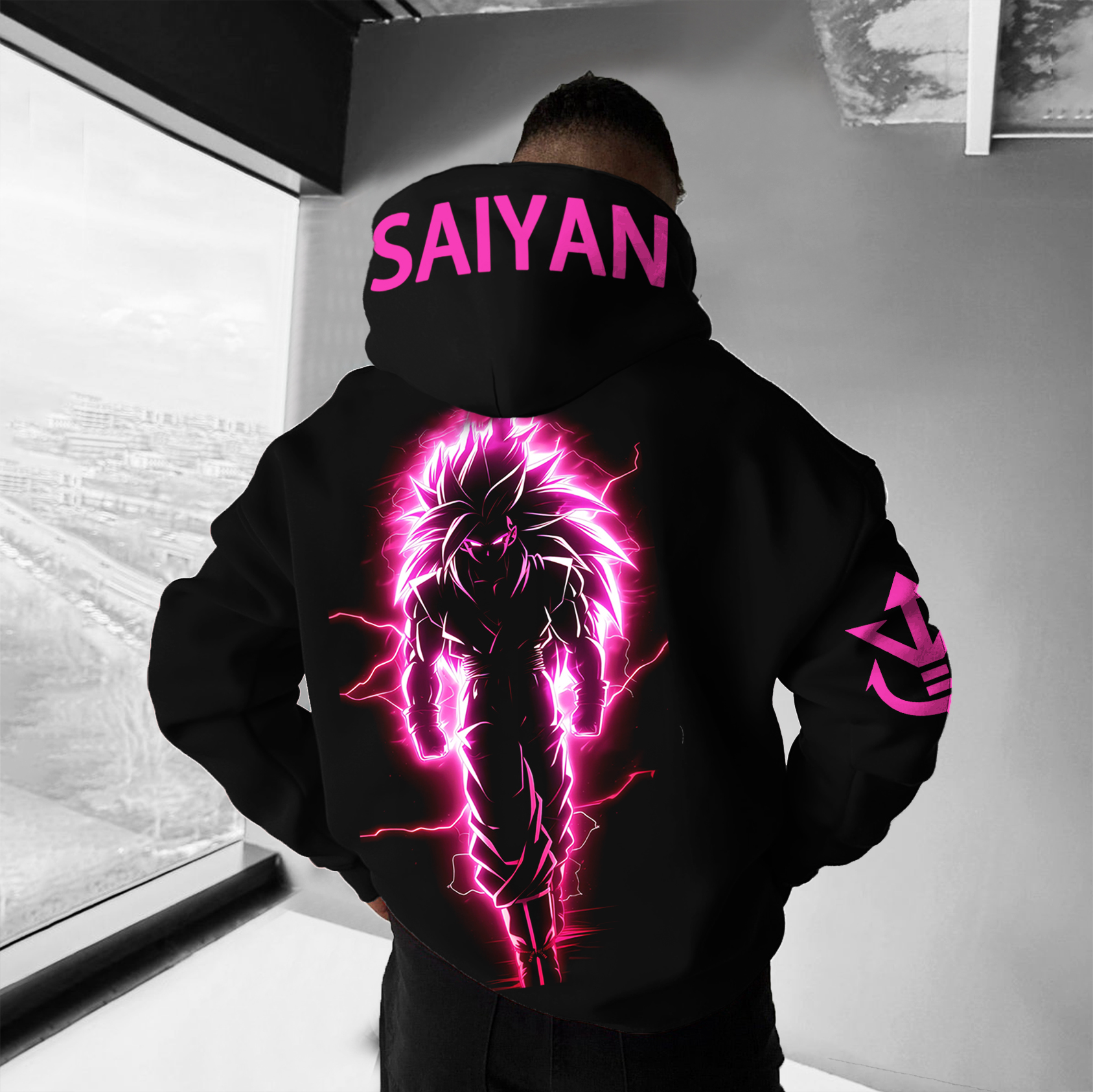 Unisex Anime Casual Oversized Warm Hoodie