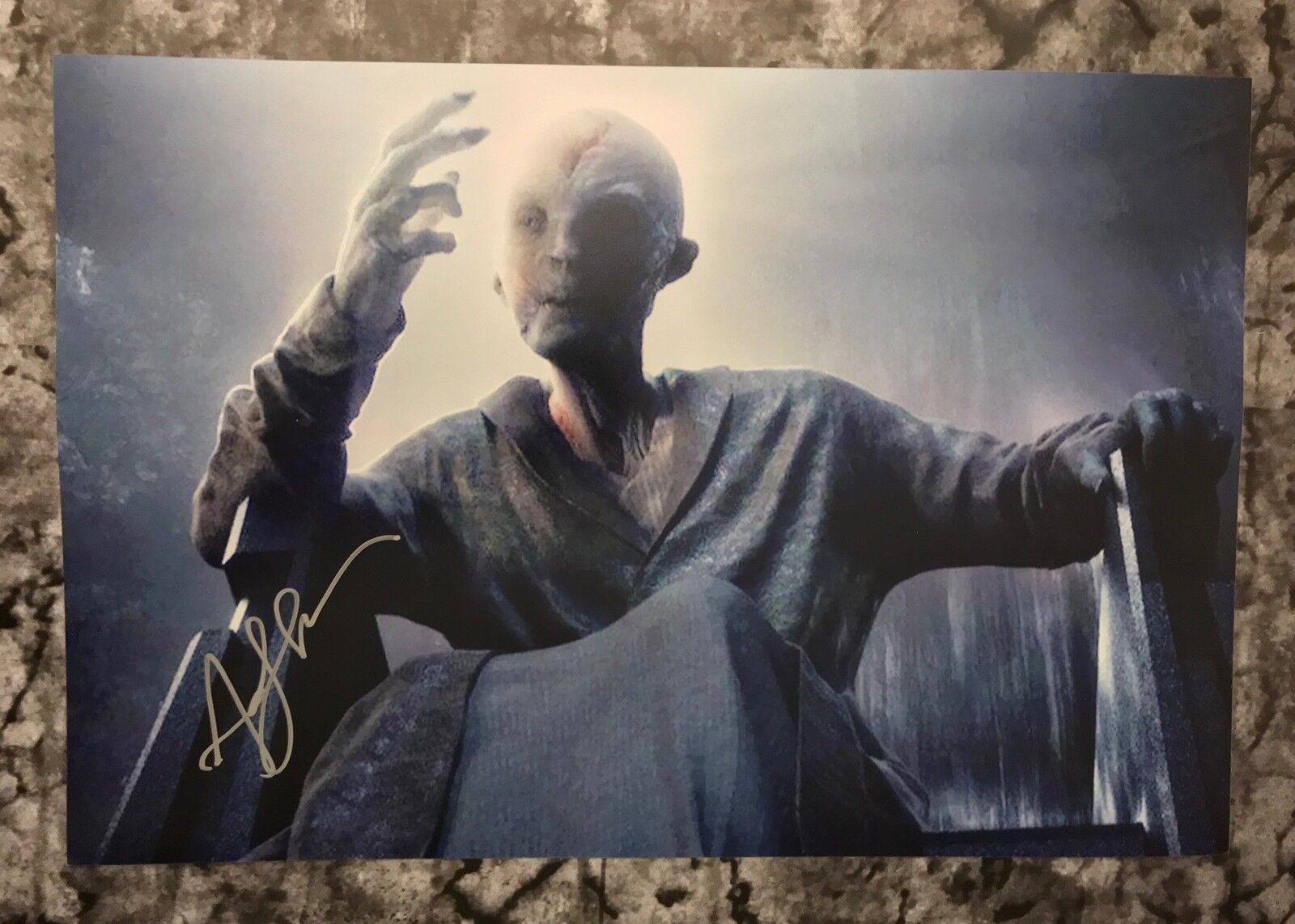 GFA Star Wars Snoke * ANDY SERKIS * Signed 10x15 Photo Poster painting Poster MH8 COA