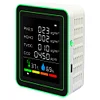 6 In 1 Air Quality Monitor PM2.5 CO2 HCHO TVOC Detector for Warehouse Laboratory