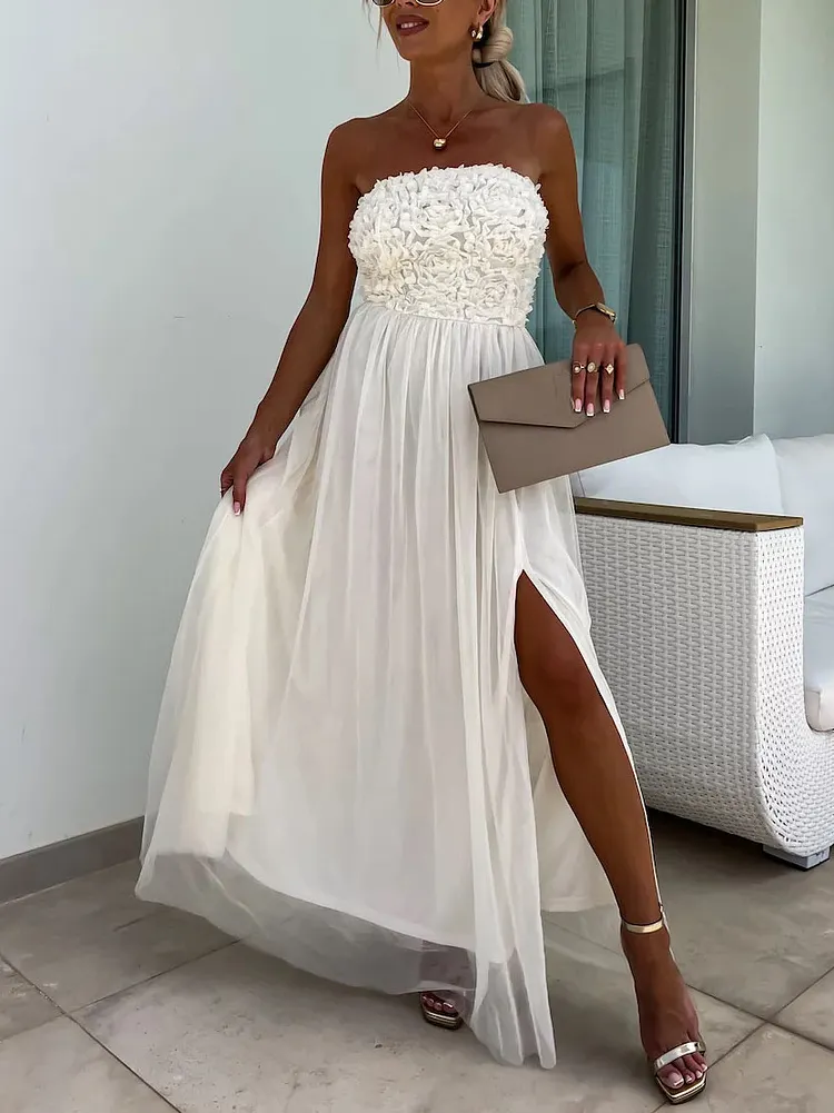 Casual Fashion Slit Maxi Dress