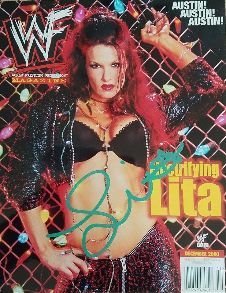 Lita ( WWF WWE ) Autographed Signed 8x10 Photo Poster painting REPRINT