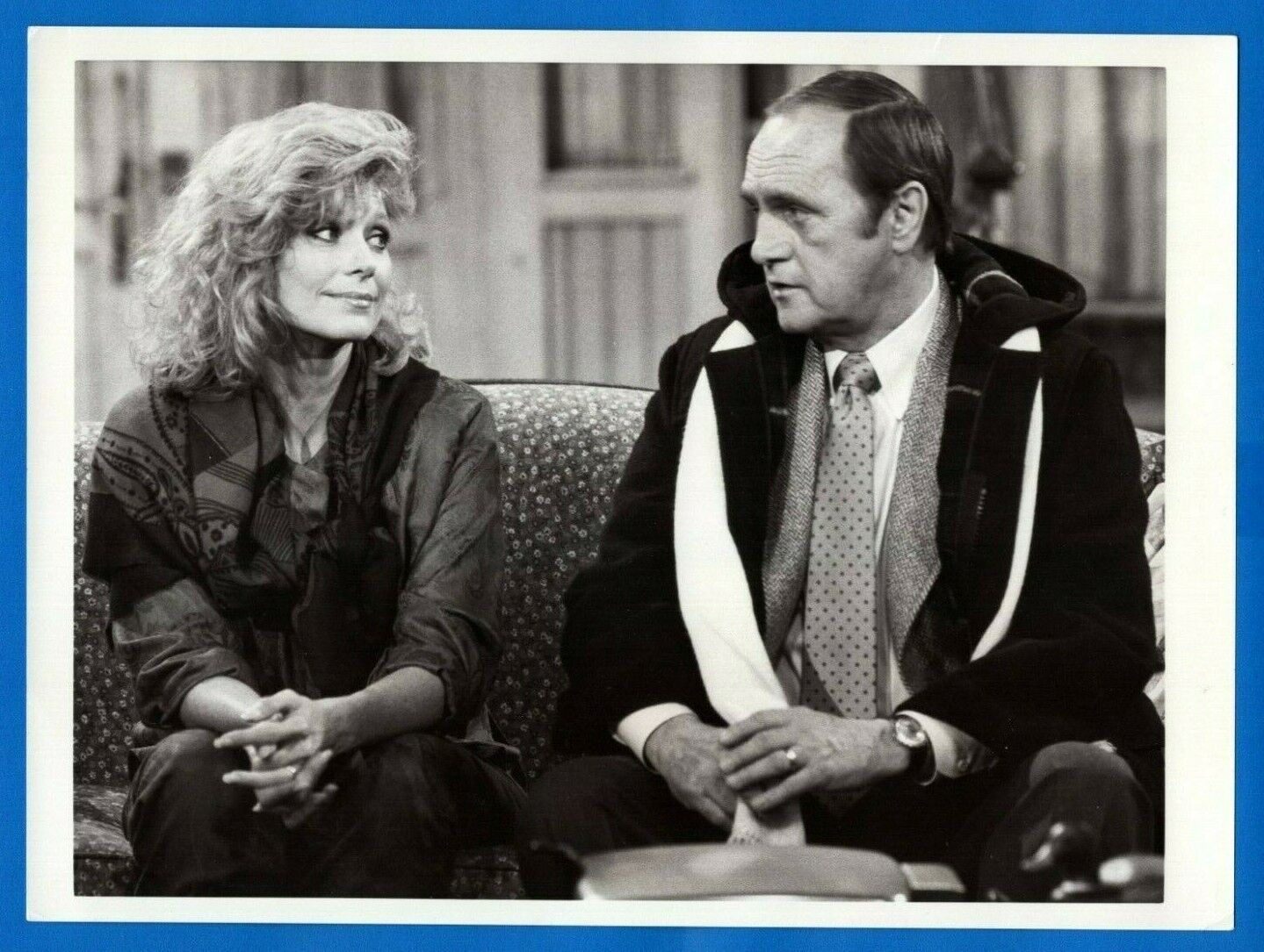 BOB NEWHART MARY FRANN Vintage 7x9 Promo Press News Photo Poster painting 1986 NEWHART