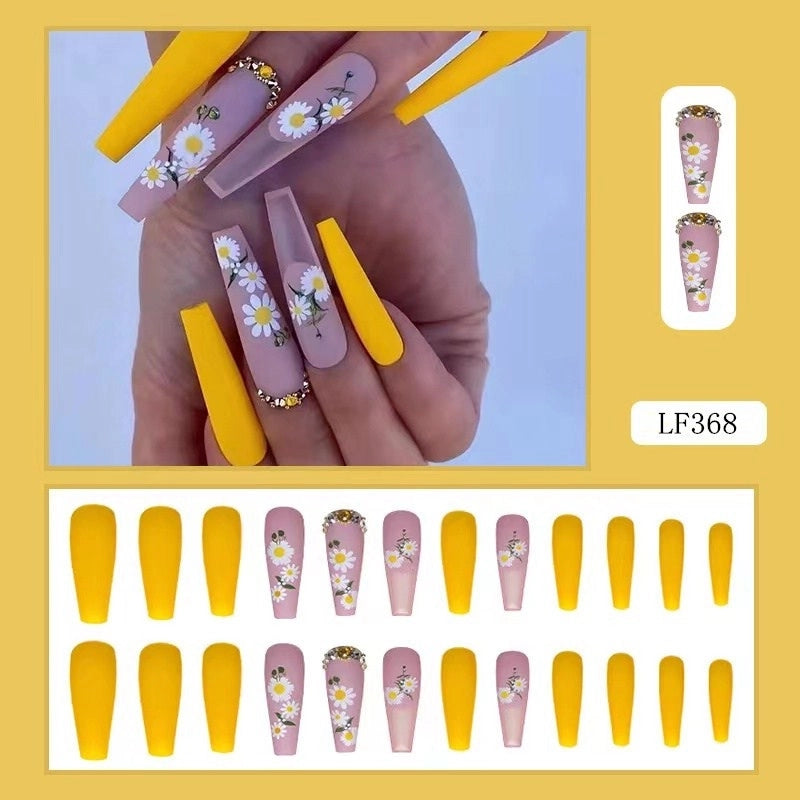 Cute Retro Sweet Cartoon Rose Abs Nail Patches 1 Set