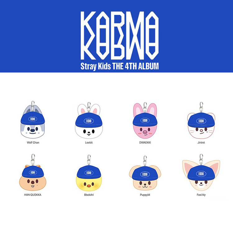 Stray Kids The 4th Album KARMA SKZOO Ceremony Ballcap Plush