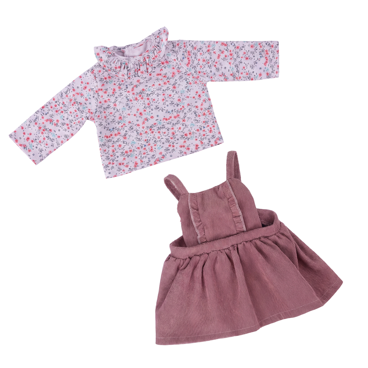 Spring into Style: 20″ Floral Print Dress Set for Reborn Babies