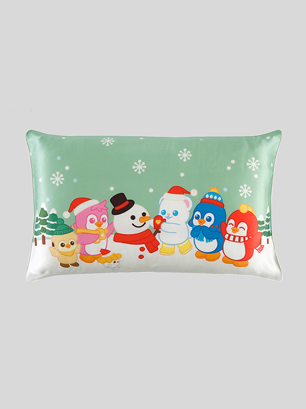 Silk Pillowcase For Kid Cute Cartoon Style REAL SILK LIFE