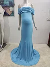 Maternity Summer Elegant Photo Shoot Pregnant Shoulderless Dress