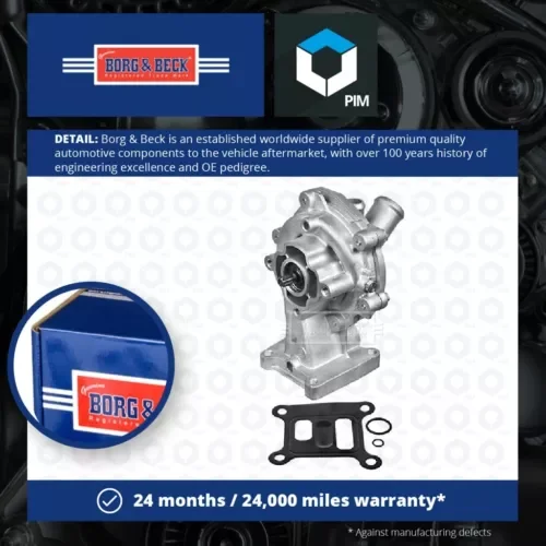 Water Pump fits JAGUAR X TYPE X400 2.2D 05 to 09 QJBA Coolant B&B C2S40043 New Parts