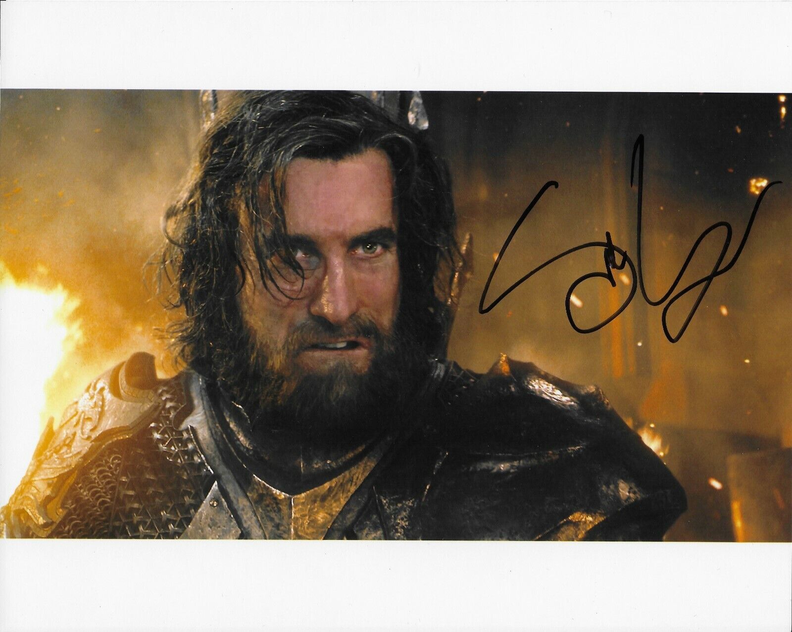 Sharlto Copley Maleficent autographed Photo Poster painting signed 8X10 #1 Disney Stefan