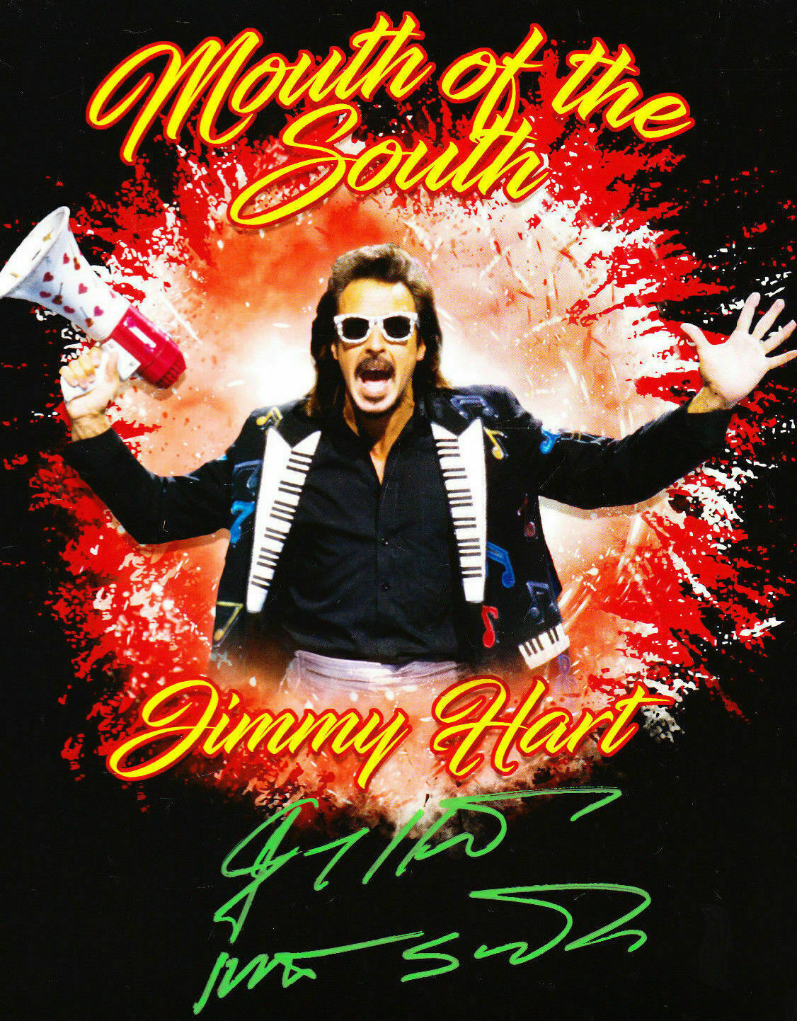 Jimmy Hart ( WWF WWE ) Autographed Signed 8x10 Photo Poster painting REPRINT