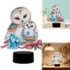Cute Owl DIY Diamonds Painting Table Lamp 5D DIY Diamond Painting Night Light