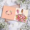 12pcs DIY Diamond Painting Greeting Cards Birthday Thanks Embroidery Postcard