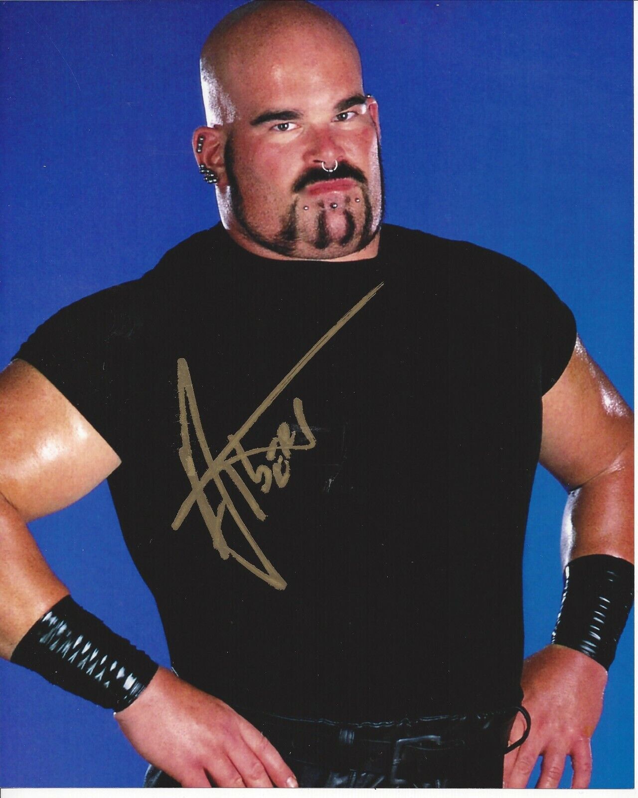 Prince Albert Autographed 8x10 WWE ECWB464