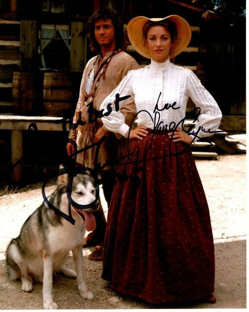 Joe lando & jane seymour signed autographed dr. quinn, medicine woman Photo Poster painting