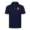 High-end business casual simple solid color POLO shirt