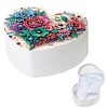 DIY Diamond Painting Heart-Shaped Jewelry Box Decorative Storage Case Home Decor