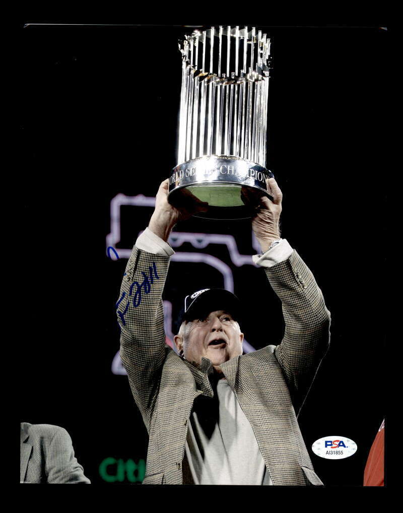 Pat Gillick HOF 2011 PSA DNA Coa Hand Signed 8x10 Photo Poster painting Autograph