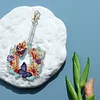 1pc DIY Flower Letter Diamond Painting Double-Sided Keychains