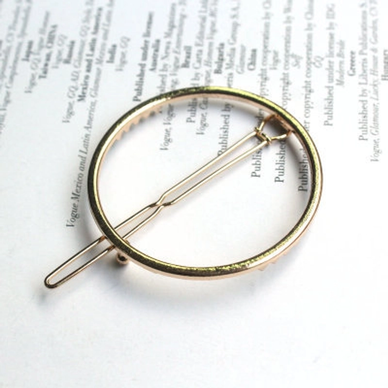 Minimalist Moon Alloy Plating Hair Clip 1 Piece