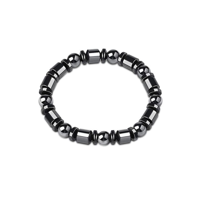 Bracelet Magnet Yoga Beaded Elastic Bracelet Hot Selling Bracelet Female Bracelet Male Black Gall Stone Jewelry