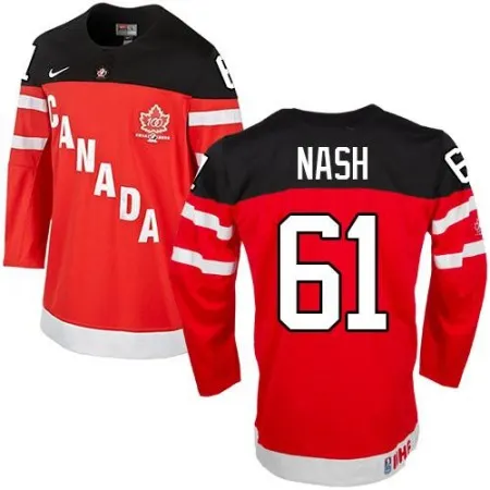 Olympic CA. #61 Rick Nash Red 100th Anniversary Stitched NHL Jersey 2MT8