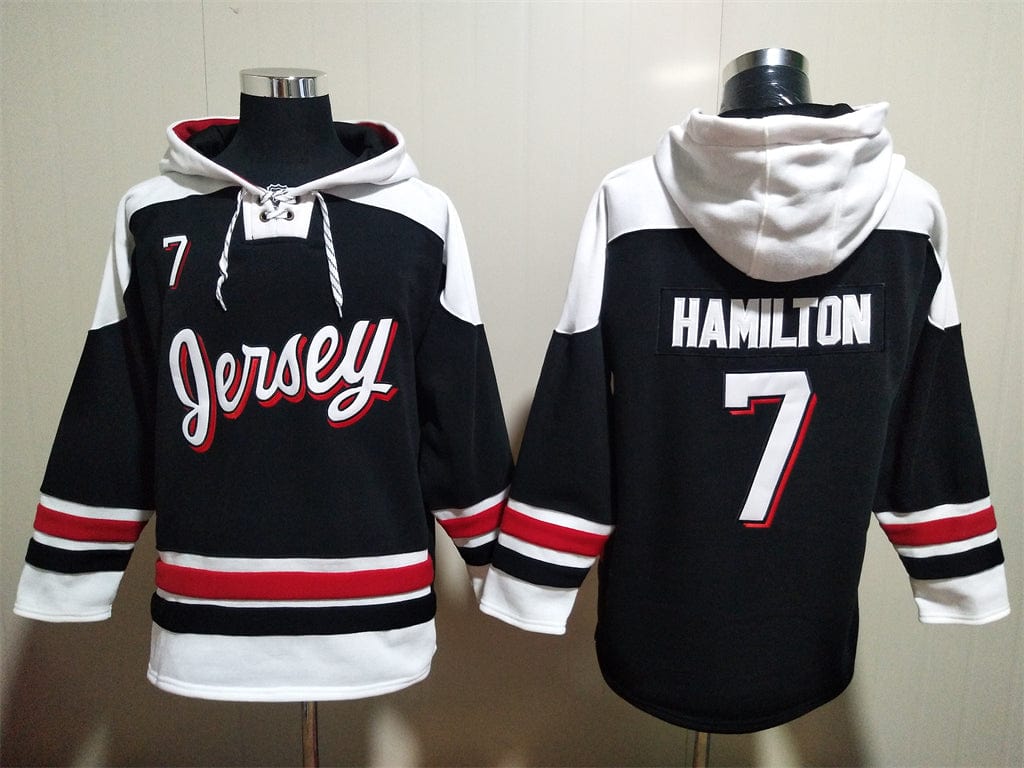 New Jersey Devils Hoodie #7 HAMILTON(Black) mysite