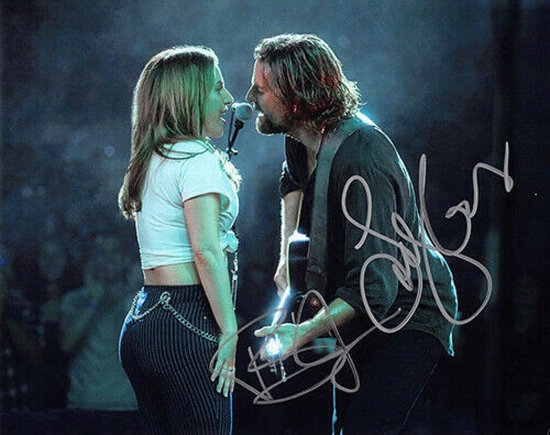 Bradley Cooper & Lady Gaga A Star is Born SIGNED X2 wCOA