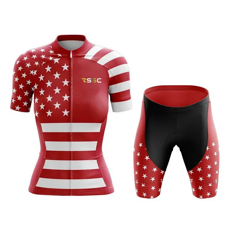 Red American All Star Women's Cycling Kit