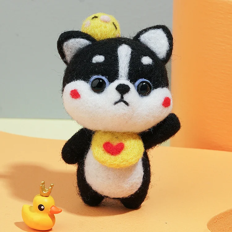FeltingJoy - Lovely Shiba Inu Needle Felting Kit - Duck