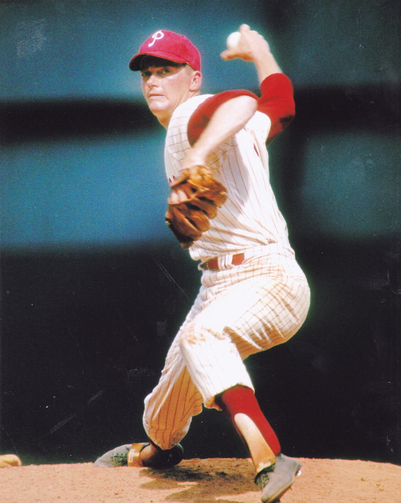 JIM BUNNING PHILADELPHIA PHILLIES COLOR VINTAGE 8x10