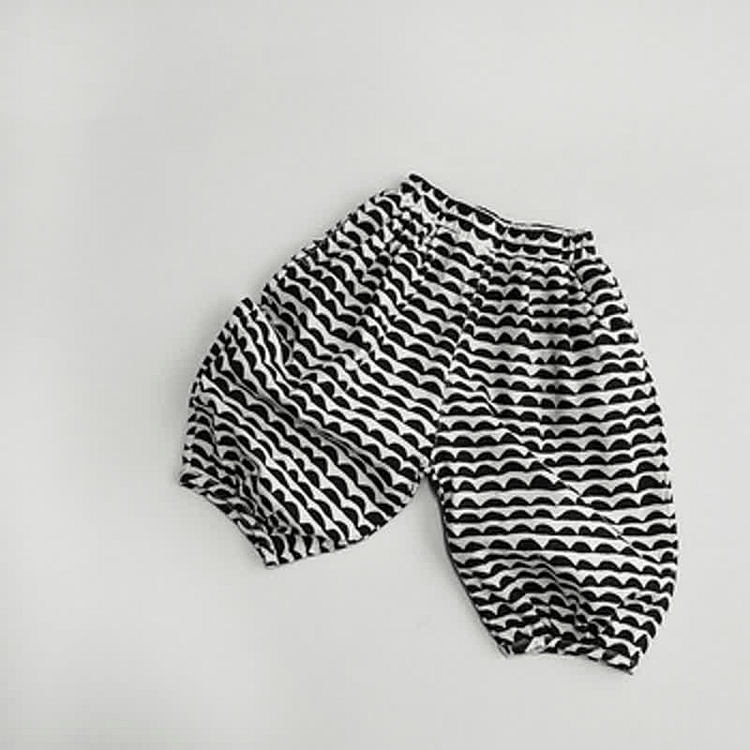 Toddler Wavy Loose Capri Pants