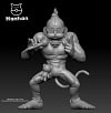 Etemon - Digimon Resin Statue - Hanhan-Studio
