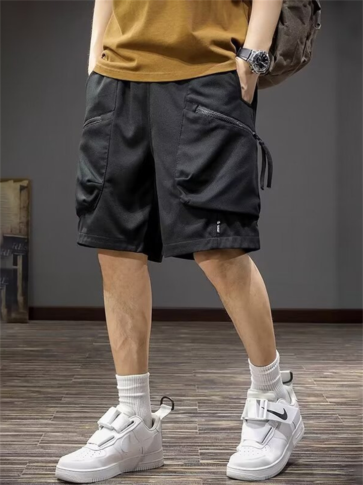 Summer New Shorts Men's Thin Section Loose Large Size Sports Casual Five Pants