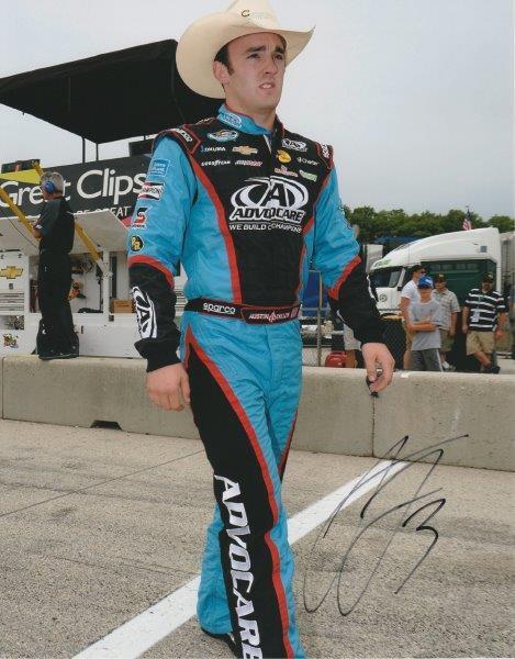 AUSTIN DILLON Signed NASCAR 8 x 10 Photo Poster painting Autographed