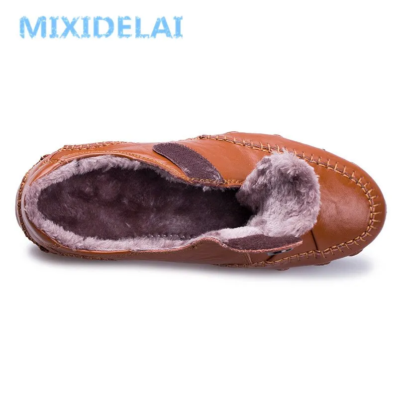 Men's Casual Shoes British Style Moccasins Genuine Leather Flats Zapatos Hombre Loafers Footwear Men Winter&Sping Chaussures