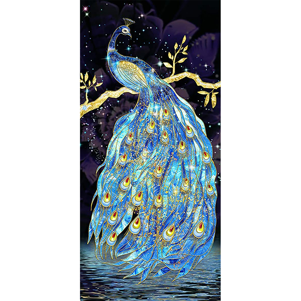 

Peacock-Round Drill Diamond Painting-40X80CM, 501 Original