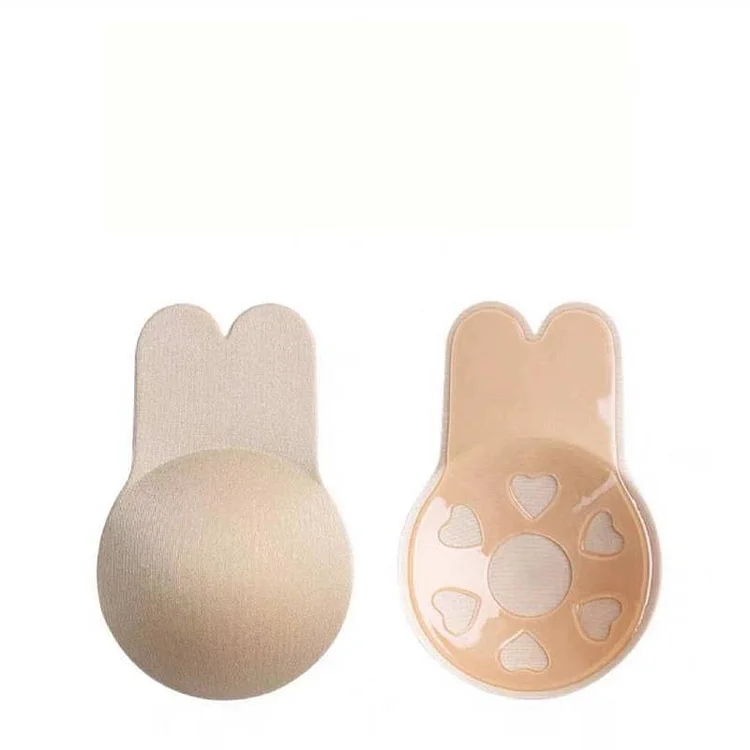 Flaxmaker Rabbit Shape Self Adhesive Silicone Reusable Chest Stickers